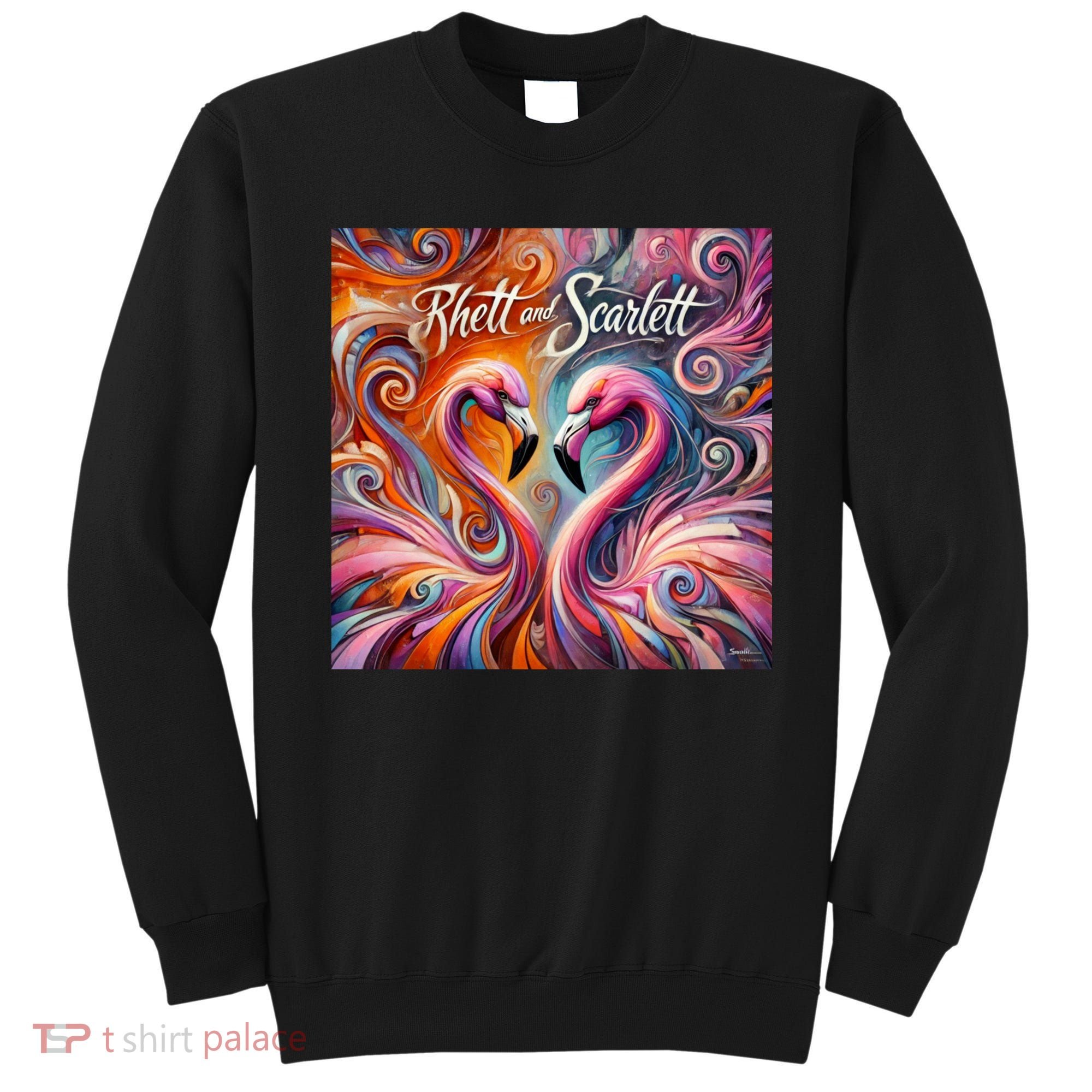 Rhett And Scarlett Flamingos Key West Butterfly Love Sweatshirt
