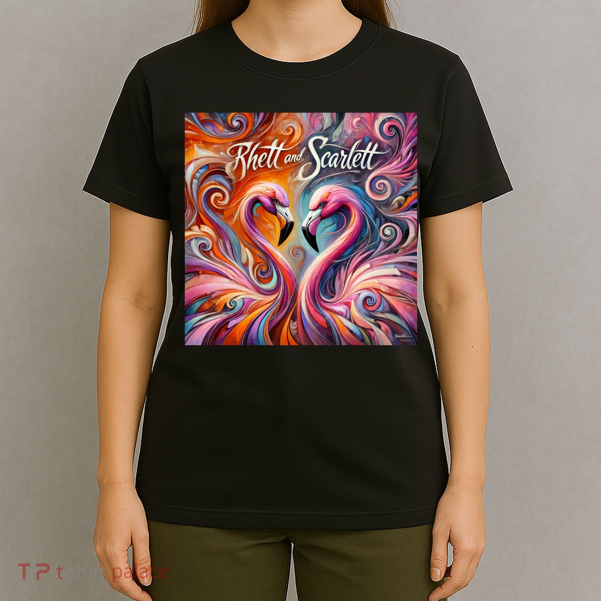 Rhett And Scarlett Flamingos Key West Butterfly Love T-Shirt