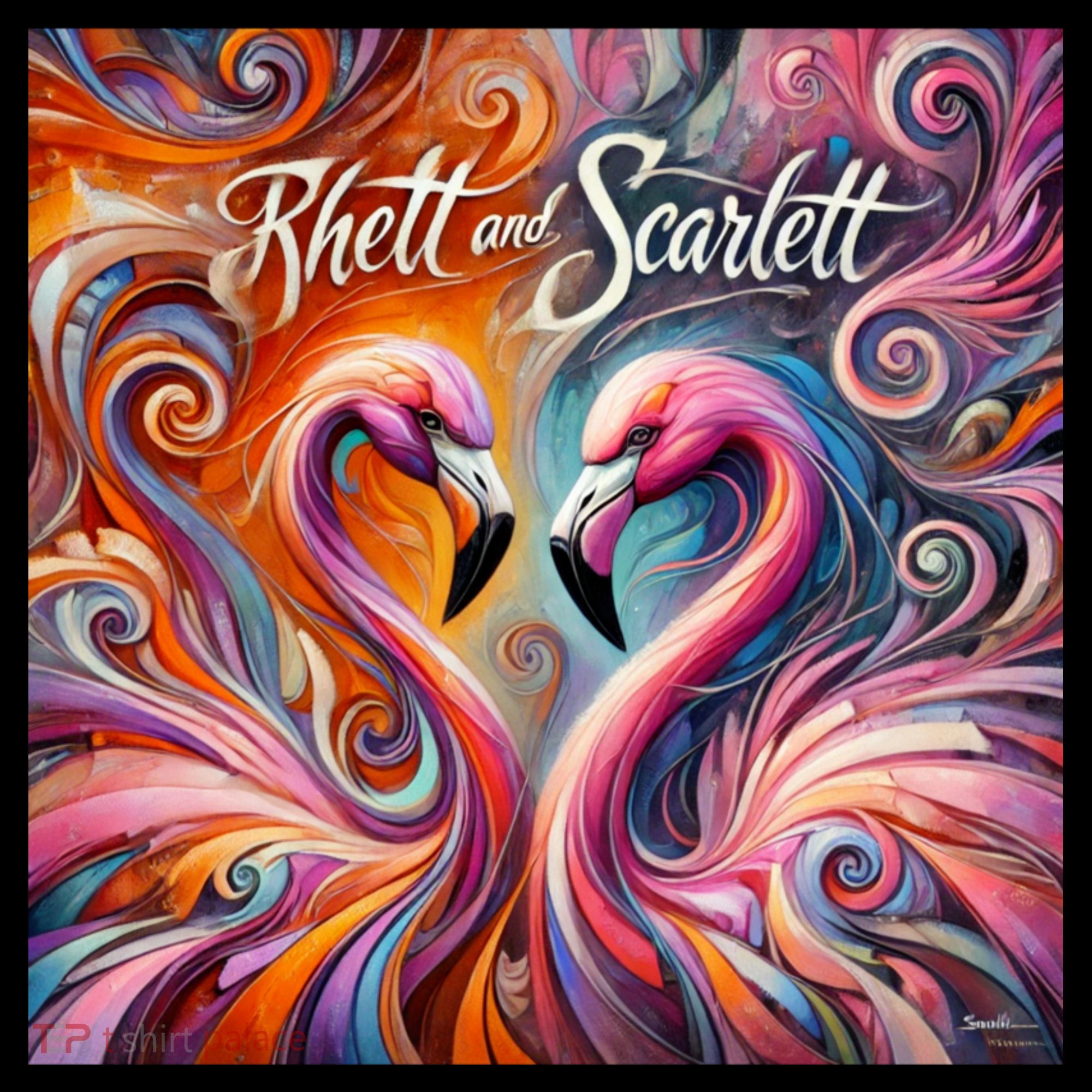 Rhett And Scarlett Flamingos Key West Butterfly Love Coffee Mug
