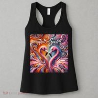 Rhett And Scarlett Flamingos Key West Butterfly Love Women's Tank Top thumb 3