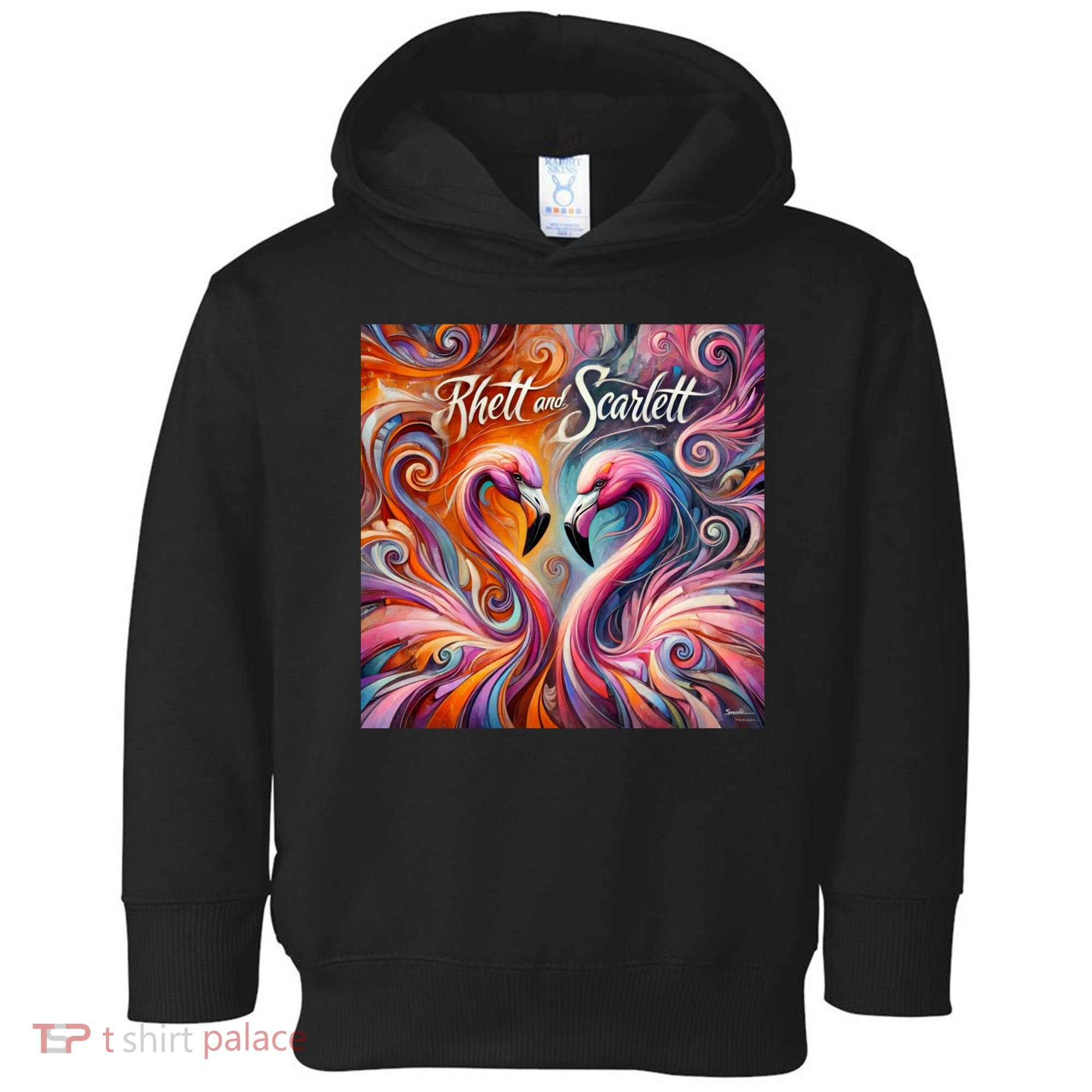 Rhett And Scarlett Flamingos Key West Butterfly Love Toddler Hoodie