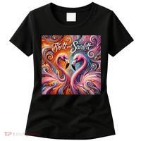 Rhett And Scarlett Flamingos Key West Butterfly Love Women's T-Shirt thumb 0