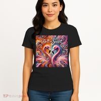 Rhett And Scarlett Flamingos Key West Butterfly Love Women's T-Shirt thumb 4