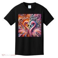 Rhett And Scarlett Flamingos Key West Butterfly Love Kids T-Shirt thumb 0