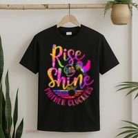 Rise and Shine Mother Cluckers Chicken World Farm Animals T-Shirt thumb 2