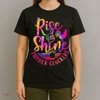 Rise and Shine Mother Cluckers Chicken World Farm Animals T-Shirt thumb 4