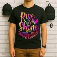 Rise and Shine Mother Cluckers Chicken World Farm Animals T-Shirt thumb 6