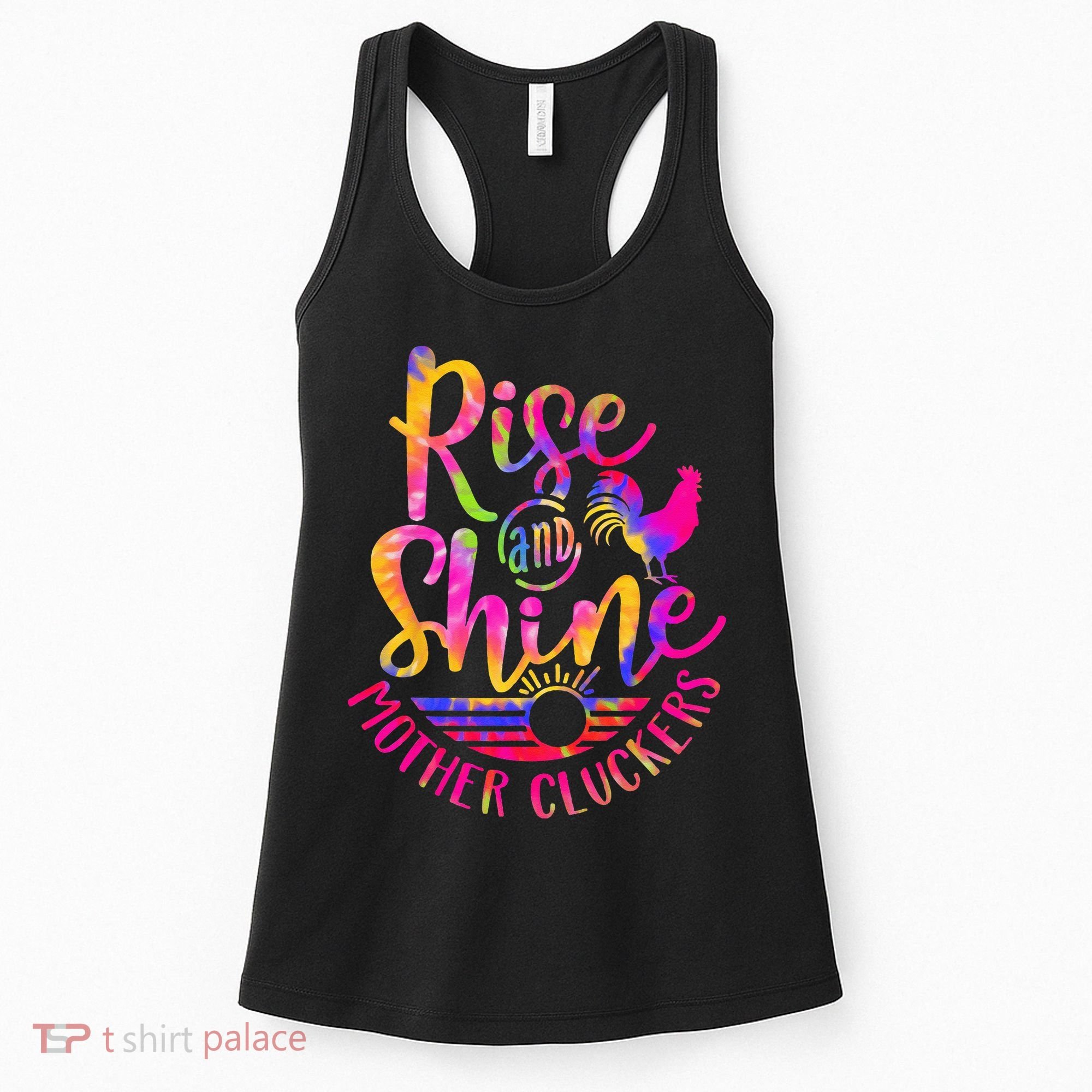 Rise and Shine Mother Cluckers Chicken World Farm Animals Women's Tank Top