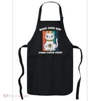 Rise And Sip Find Your Grip Funny Caffeine Coffee Apron thumb 0
