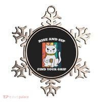 Rise And Sip Find Your Grip Funny Caffeine Coffee Ornament thumb 0