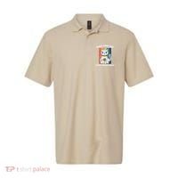 Rise And Sip Find Your Grip Funny Caffeine Coffee Polo thumb 0