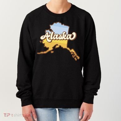Retro Alaska State Logo Women's Sweatshirt