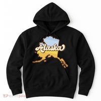 Retro Alaska State Logo Hoodie thumb 0