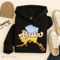 Retro Alaska State Logo Hoodie thumb 4