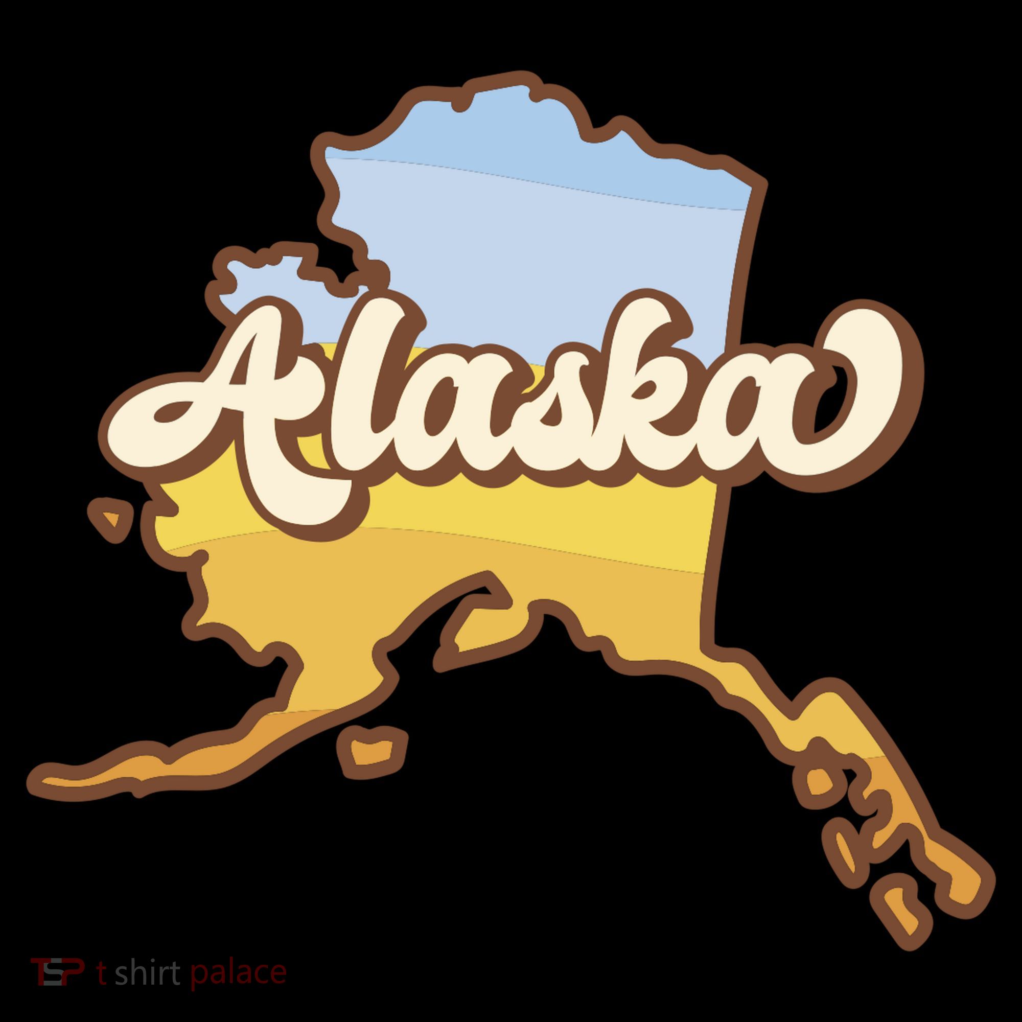Retro Alaska State Logo Hoodie