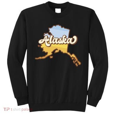 Retro Alaska State Logo Sweatshirt