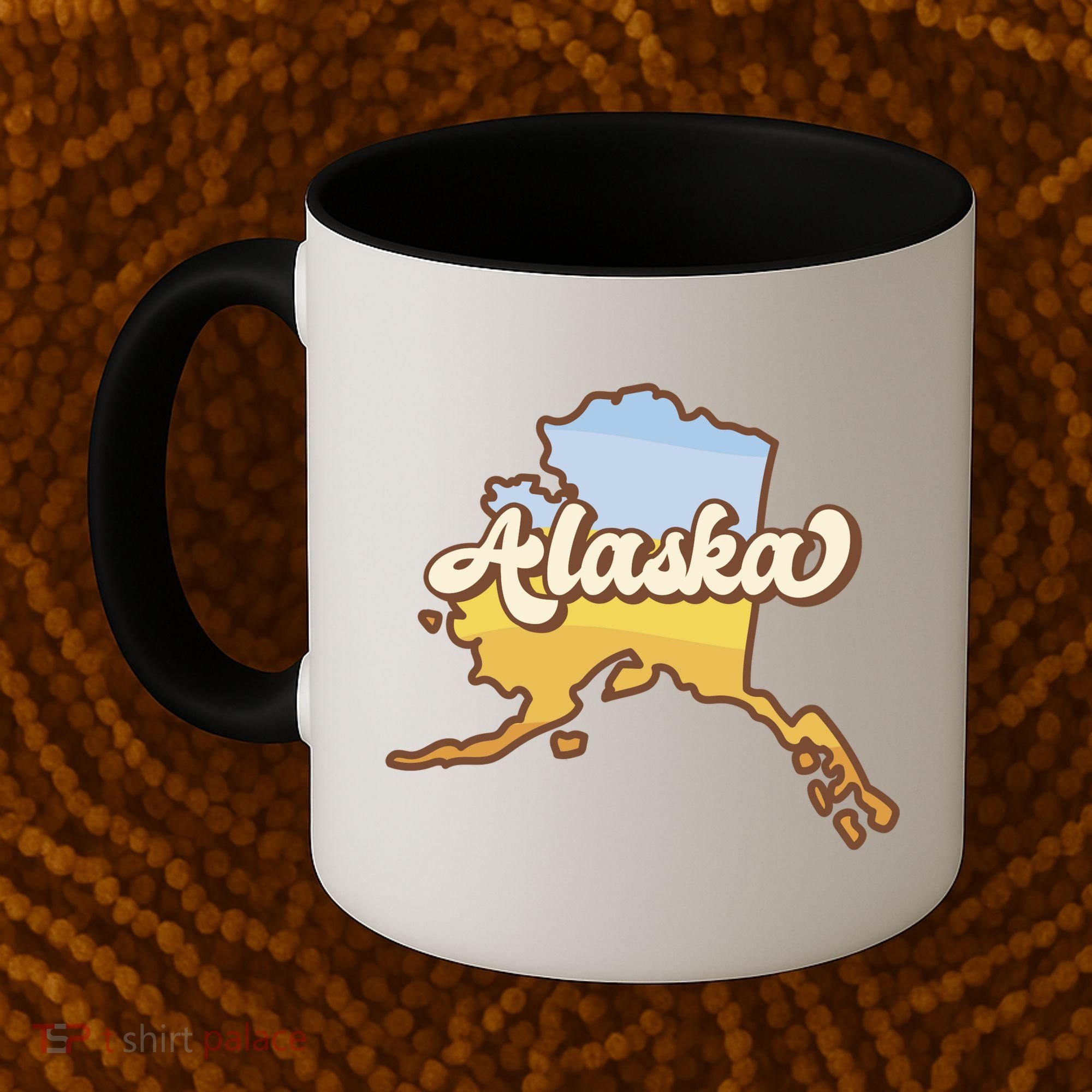 Retro Alaska State Logo Coffee Mug