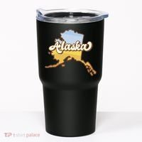 Retro Alaska State Logo Tumbler thumb 0