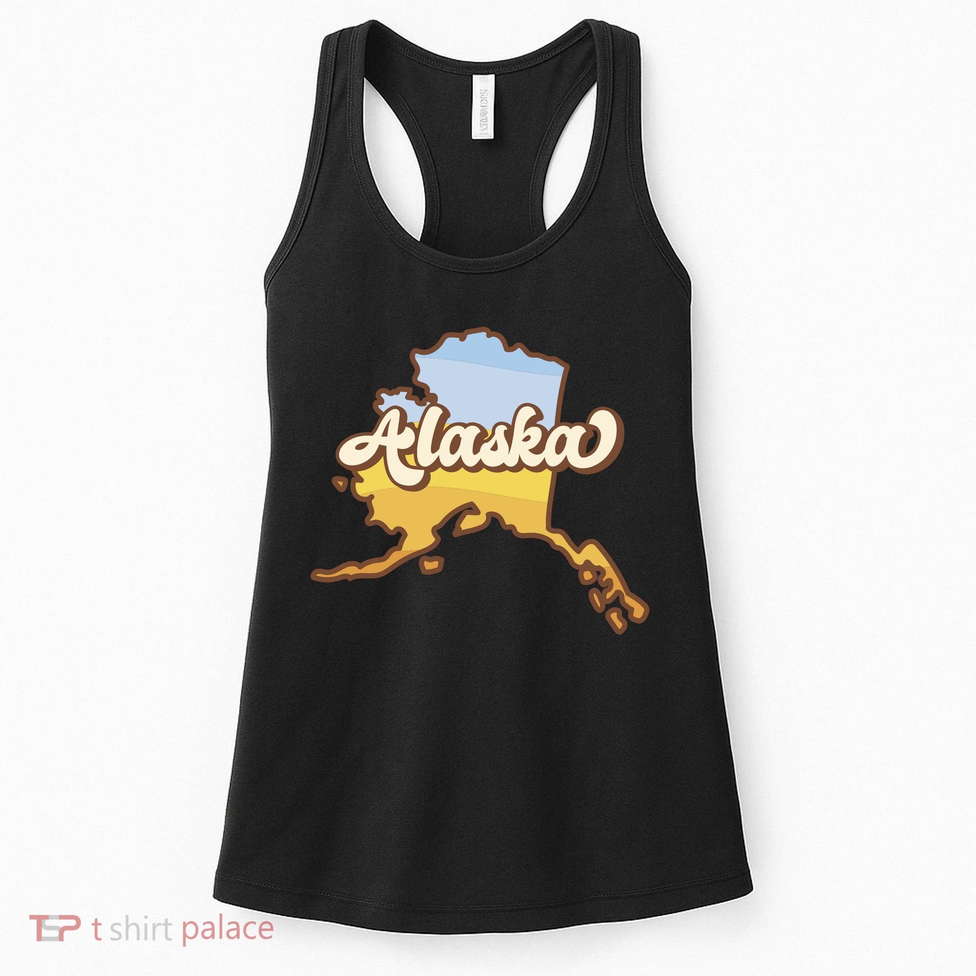 Retro Alaska State Logo Women's Tank Top