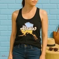 Retro Alaska State Logo Women's Tank Top thumb 2