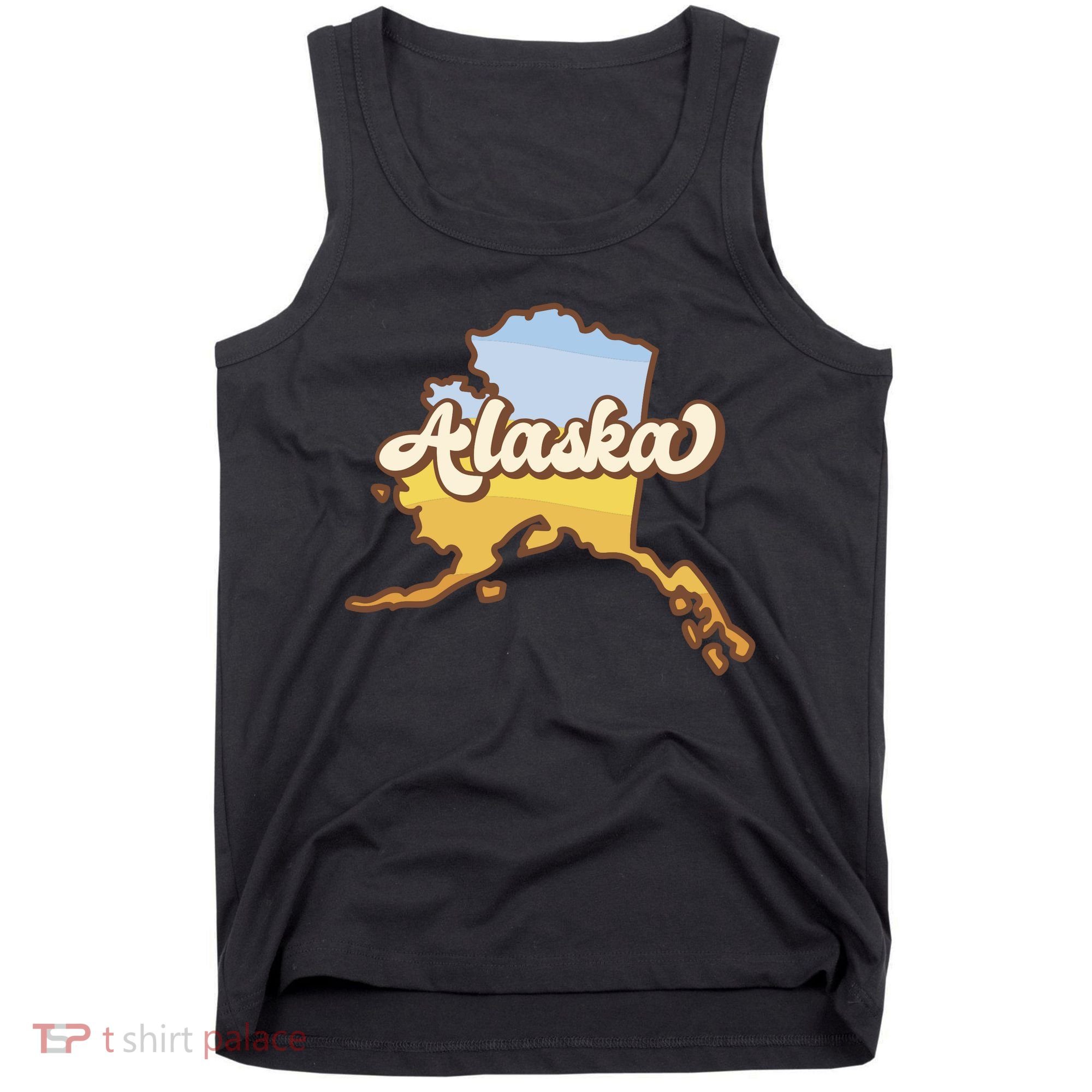 Retro Alaska State Logo Tank Top