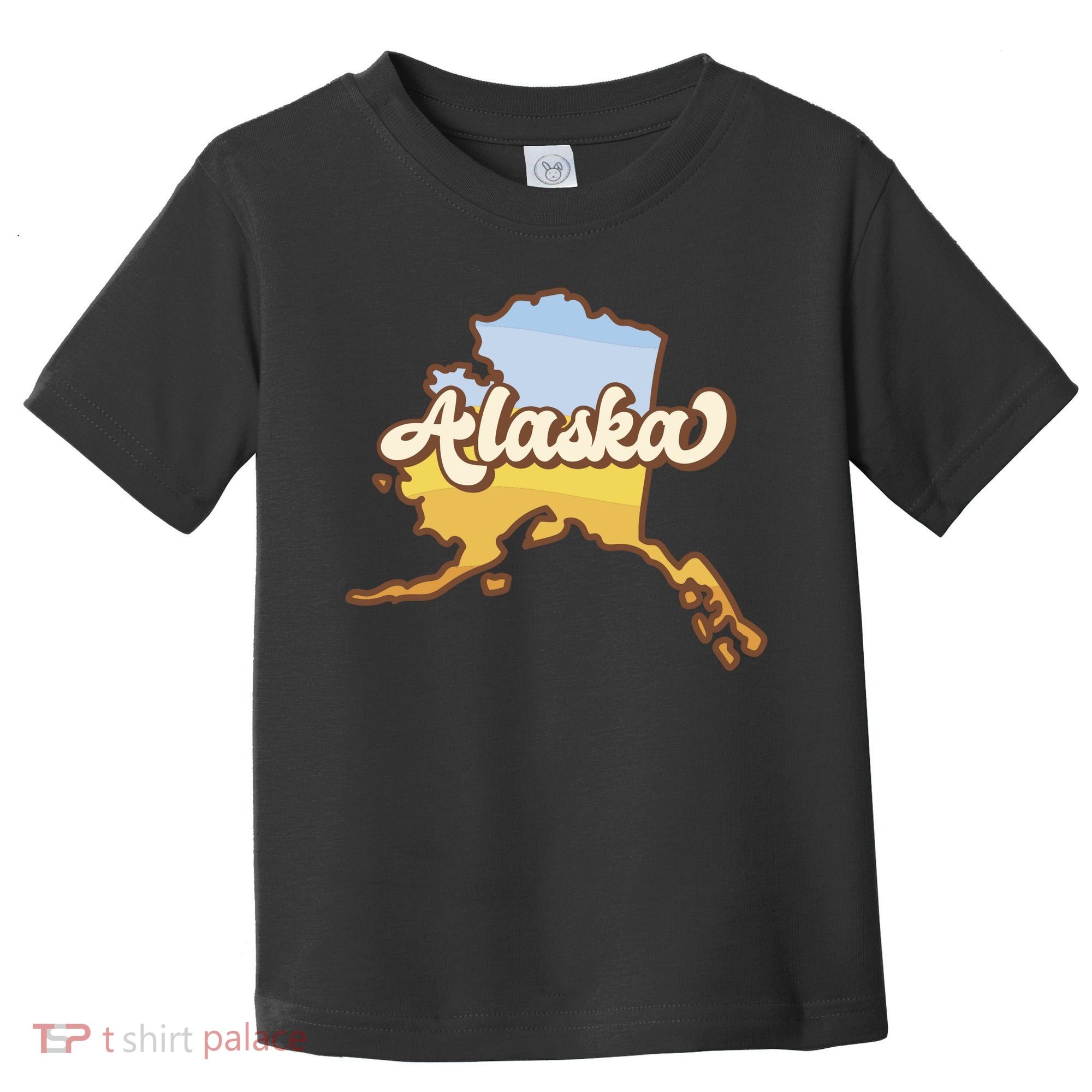 Retro Alaska State Logo Toddler T-Shirt