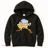 Retro Alaska State Logo Kids Hoodie thumb 0