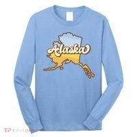 Retro Alaska State Logo Long Sleeve Shirt thumb 0