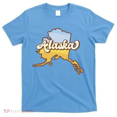 Retro Alaska State Logo T-Shirt
