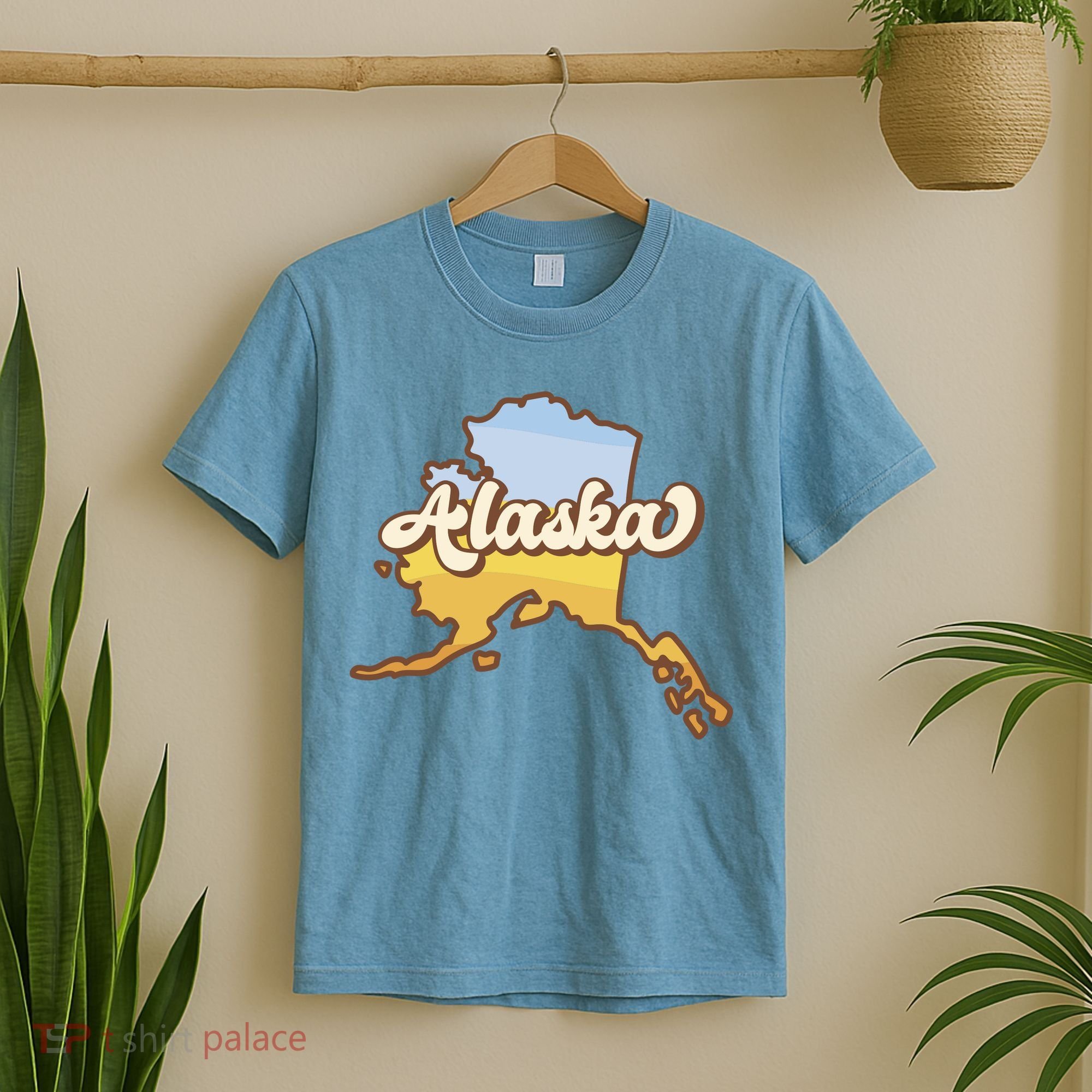 Retro Alaska State Logo T-Shirt