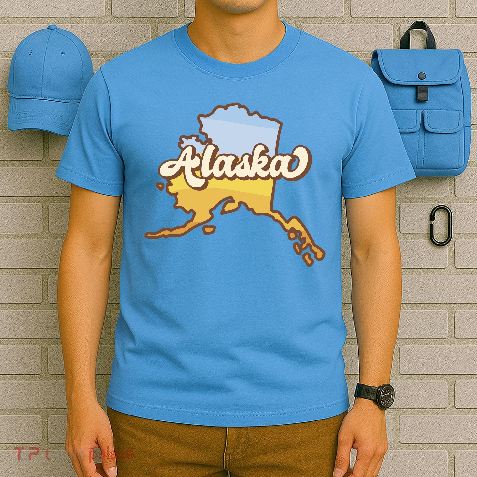 Retro Alaska State Logo T-Shirt