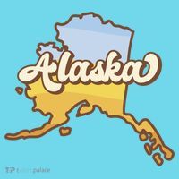 Retro Alaska State Logo Kids T-Shirt thumb 4