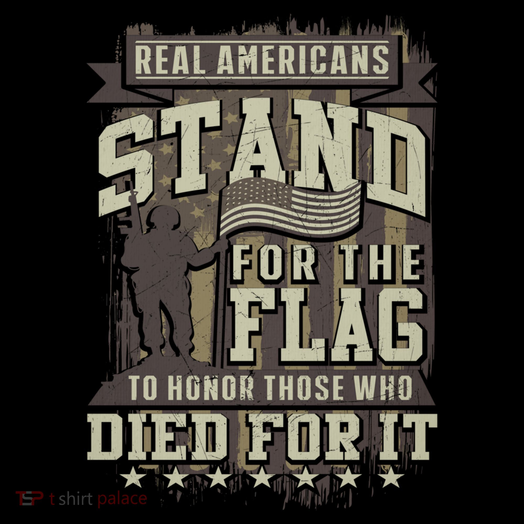 Real Americans Stand For The Flag To Honor The Fallen Gift Women's Hoodie