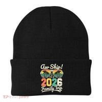 Retro Aw Ship It's A 2026 Family Trip Vacation Beanie thumb 0