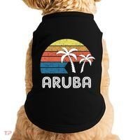 Retro Aruba Souvenir Cool Gift Ruba Vacationers Gift Doggie Tank thumb 0
