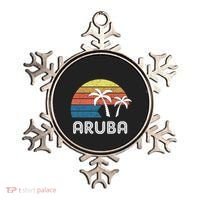 Retro Aruba Souvenir Cool Gift Ruba Vacationers Gift Ornament thumb 0