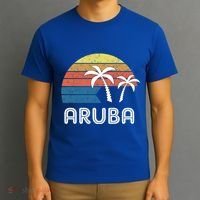 Retro Aruba Souvenir Cool Gift Ruba Vacationers Gift T-Shirt thumb 3