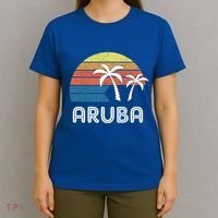 Retro Aruba Souvenir Cool Gift Ruba Vacationers Gift T-Shirt thumb 4