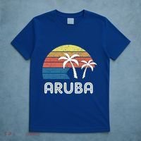 Retro Aruba Souvenir Cool Gift Ruba Vacationers Gift T-Shirt thumb 5