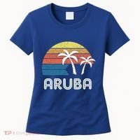 Retro Aruba Souvenir Cool Gift Ruba Vacationers Gift Women's T-Shirt thumb 0