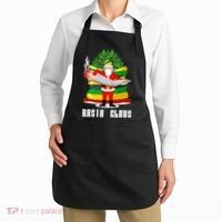 Rasta Claus Santa Funny Christmas Apron thumb 2