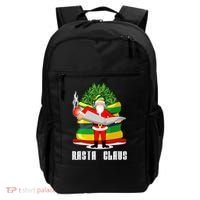 Rasta Claus Santa Funny Christmas Backpack thumb 0