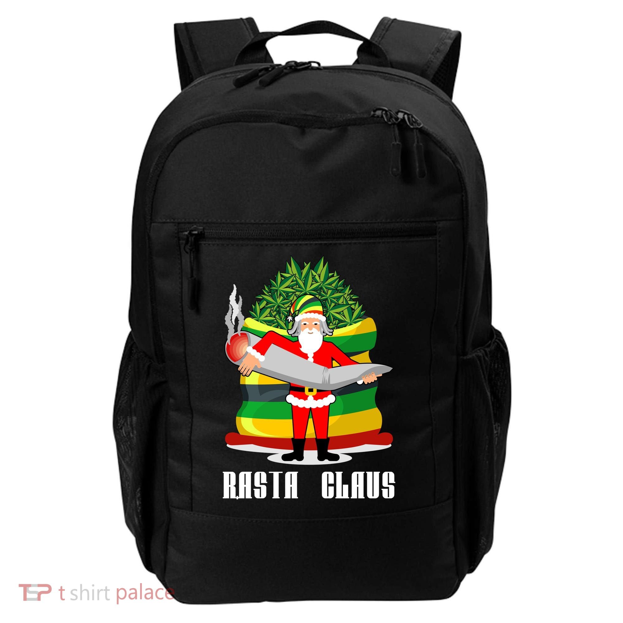 Rasta Claus Santa Funny Christmas Backpack