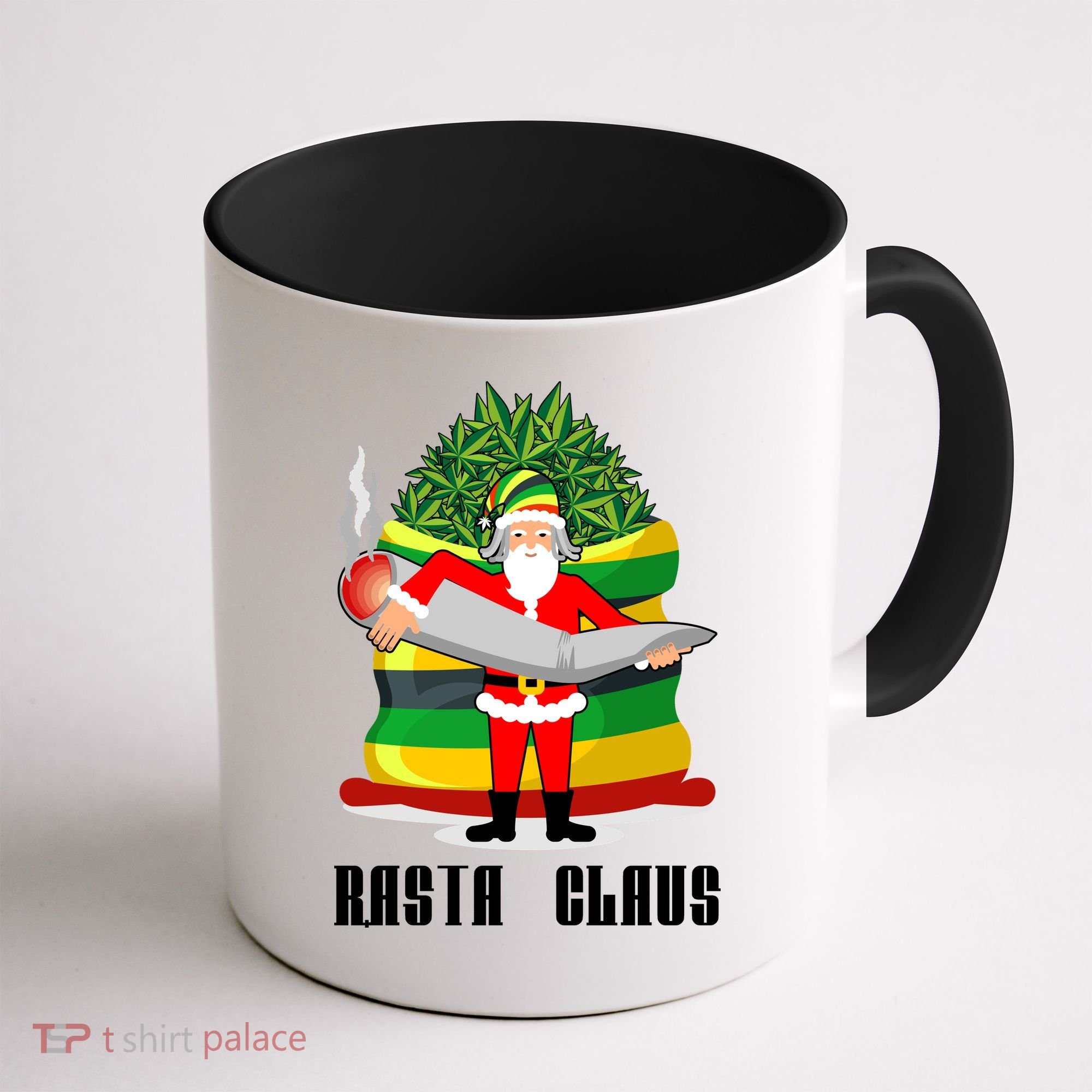 Rasta Claus Santa Funny Christmas Coffee Mug