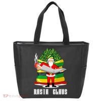 Rasta Claus Santa Funny Christmas Tote Bag thumb 0
