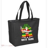 Rasta Claus Santa Funny Christmas Tote Bag thumb 2