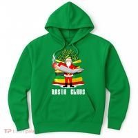 Rasta Claus Santa Funny Christmas Hoodie thumb 0