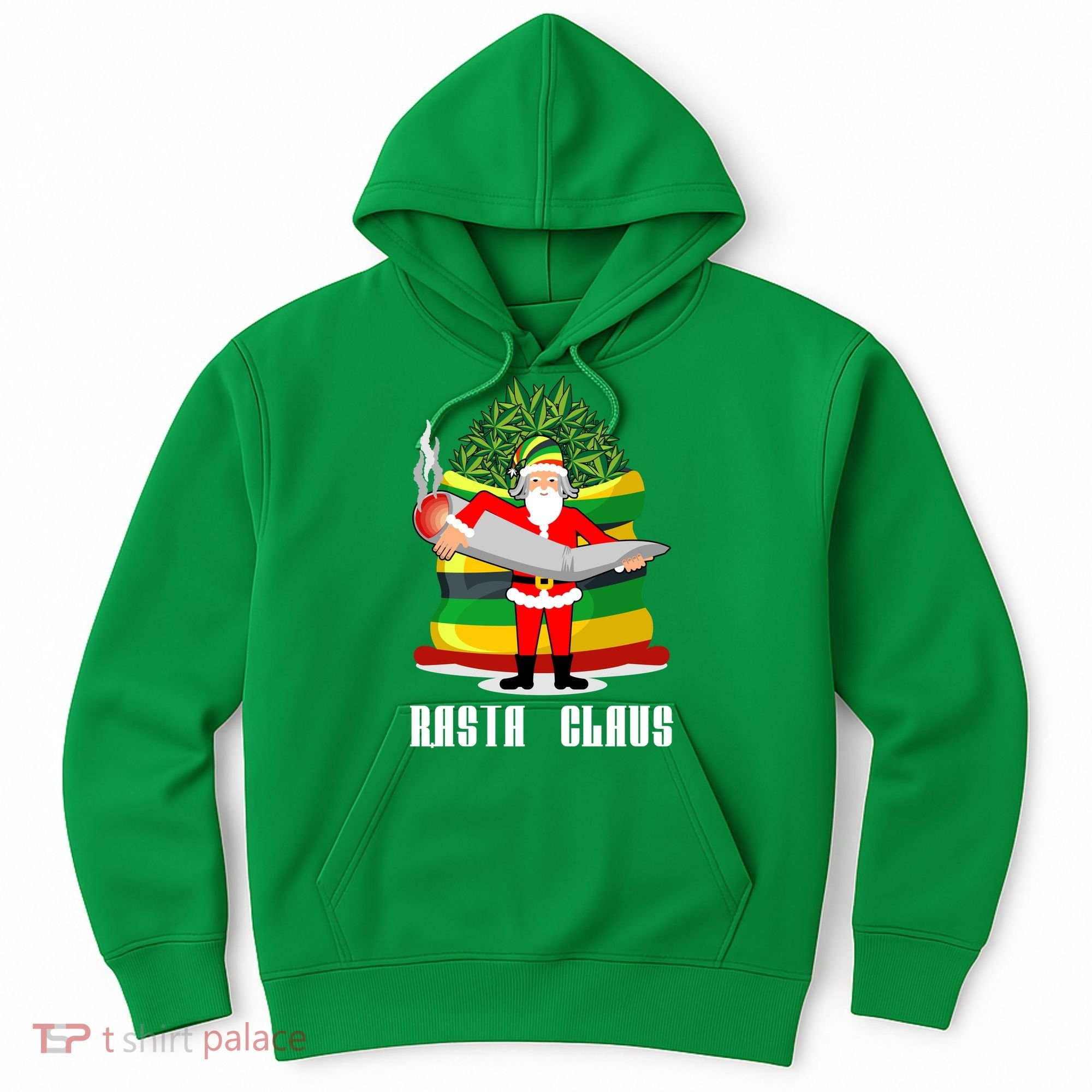 Rasta Claus Santa Funny Christmas Hoodie