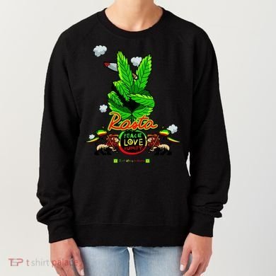 Rasta Jamaica Peace Love Unity Women's Sweatshirt