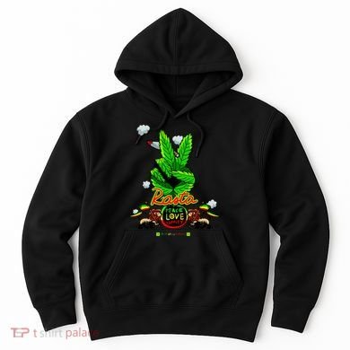 Rasta Jamaica Peace Love Unity Hoodie